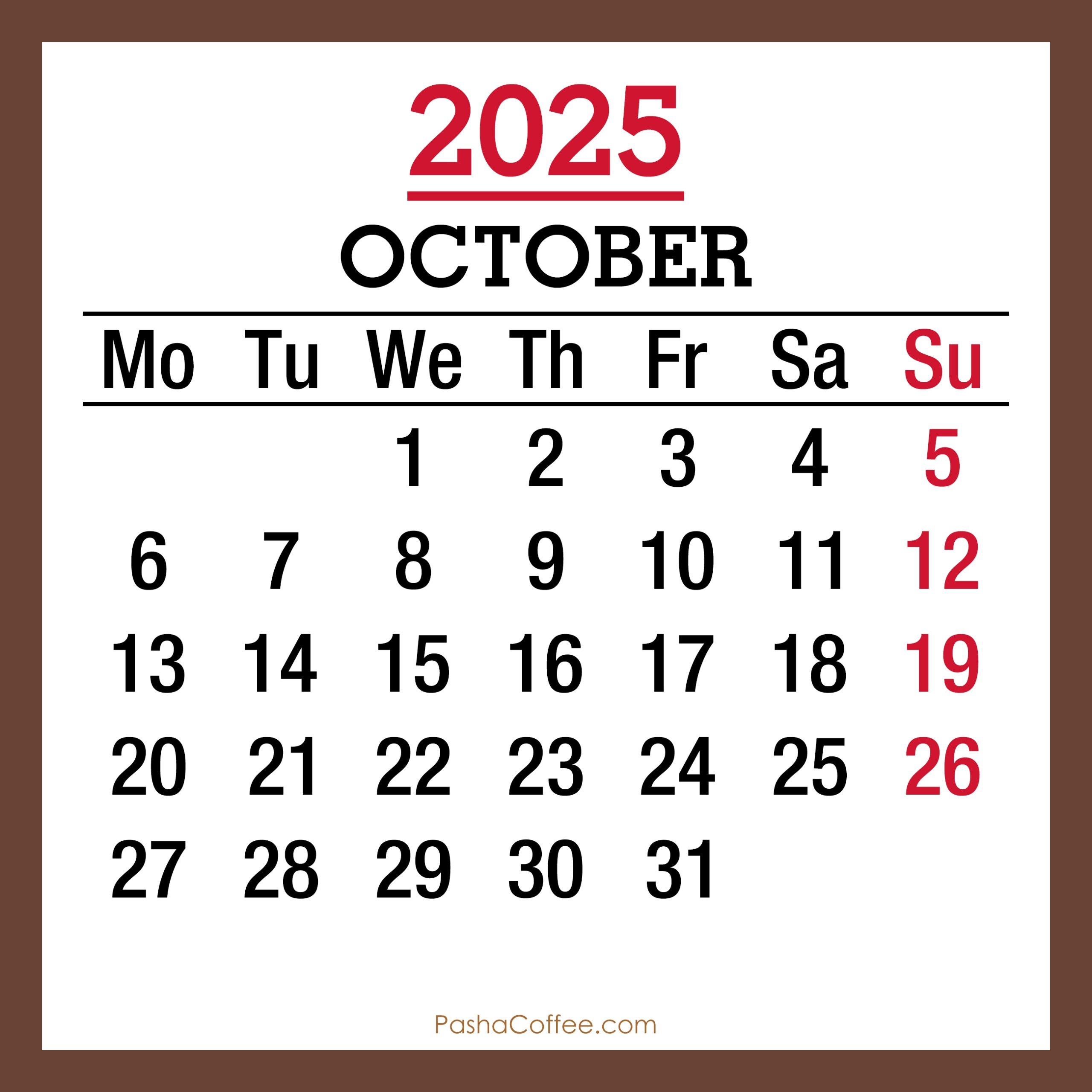 Earning Calendar October 2025