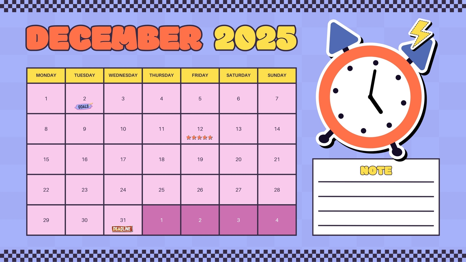 Page 19 Free And Customizable Calendar Templates Canva