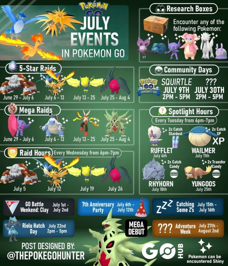 Pok mon GO July 2023 Event Guide Pok mon GO Hub