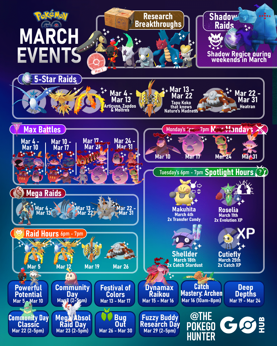 Pok mon GO March 2025 Events Pok mon GO Hub