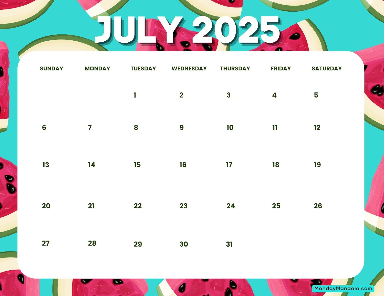 Printable Calendars For 2025 U0026 2026 Free PDFs 