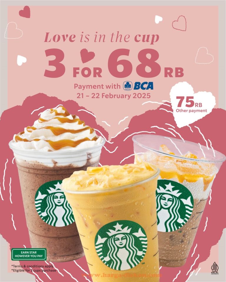 Promo STARBUCKS Harga Spesial Periode 21 22 Februari 2025 Harga Diskon