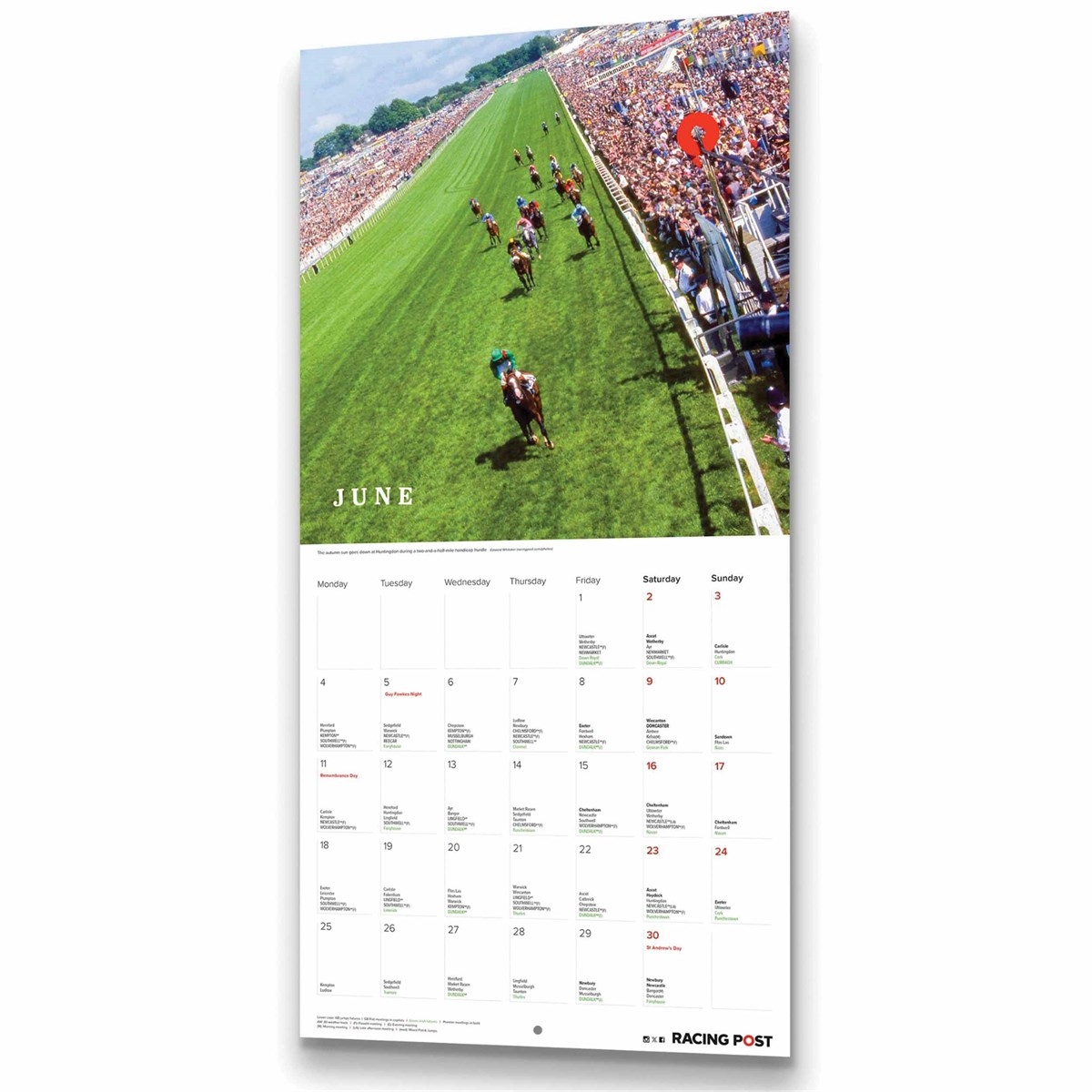 Racing Post Unforgettable Moments Calendar 2025