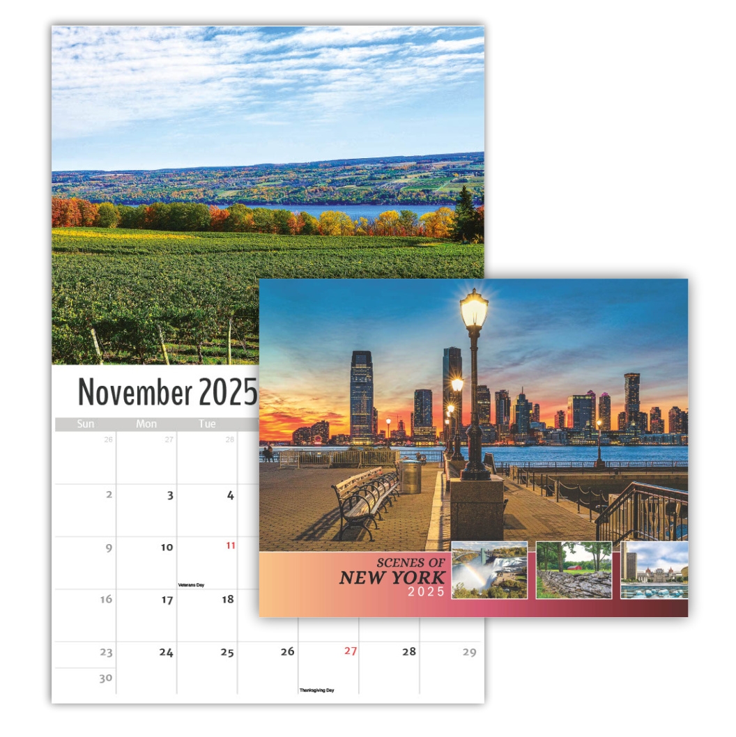 Scenes Of New York Wall Calendar