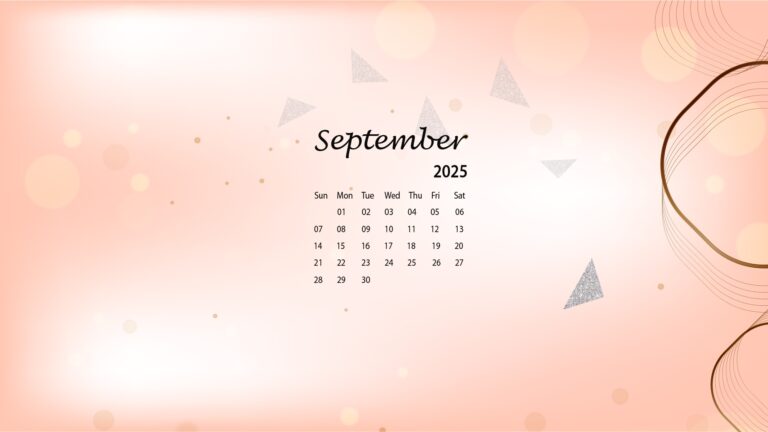 September 2025 Desktop Wallpaper Calendar CalendarLabs