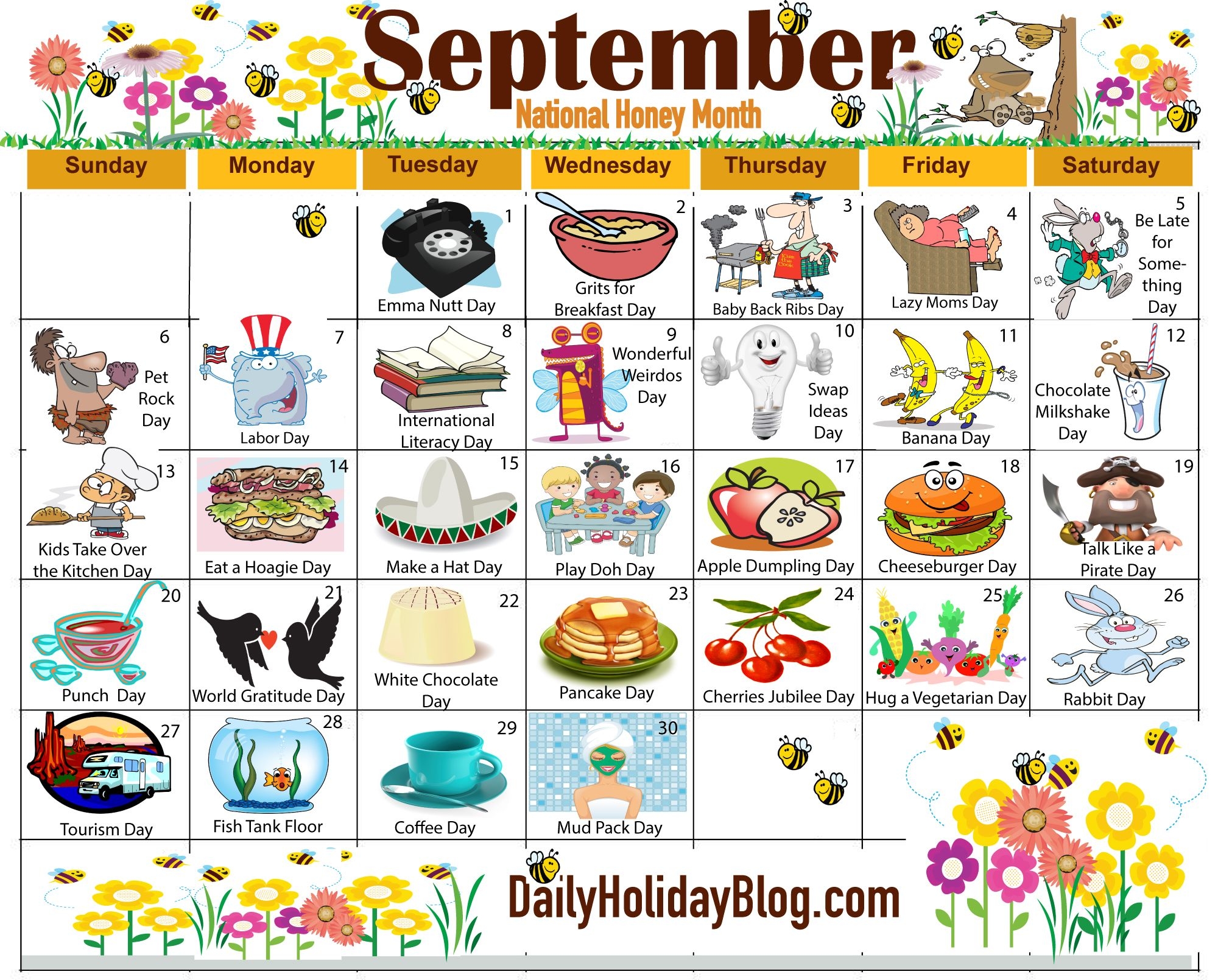 September 2025 National Day Calendar
