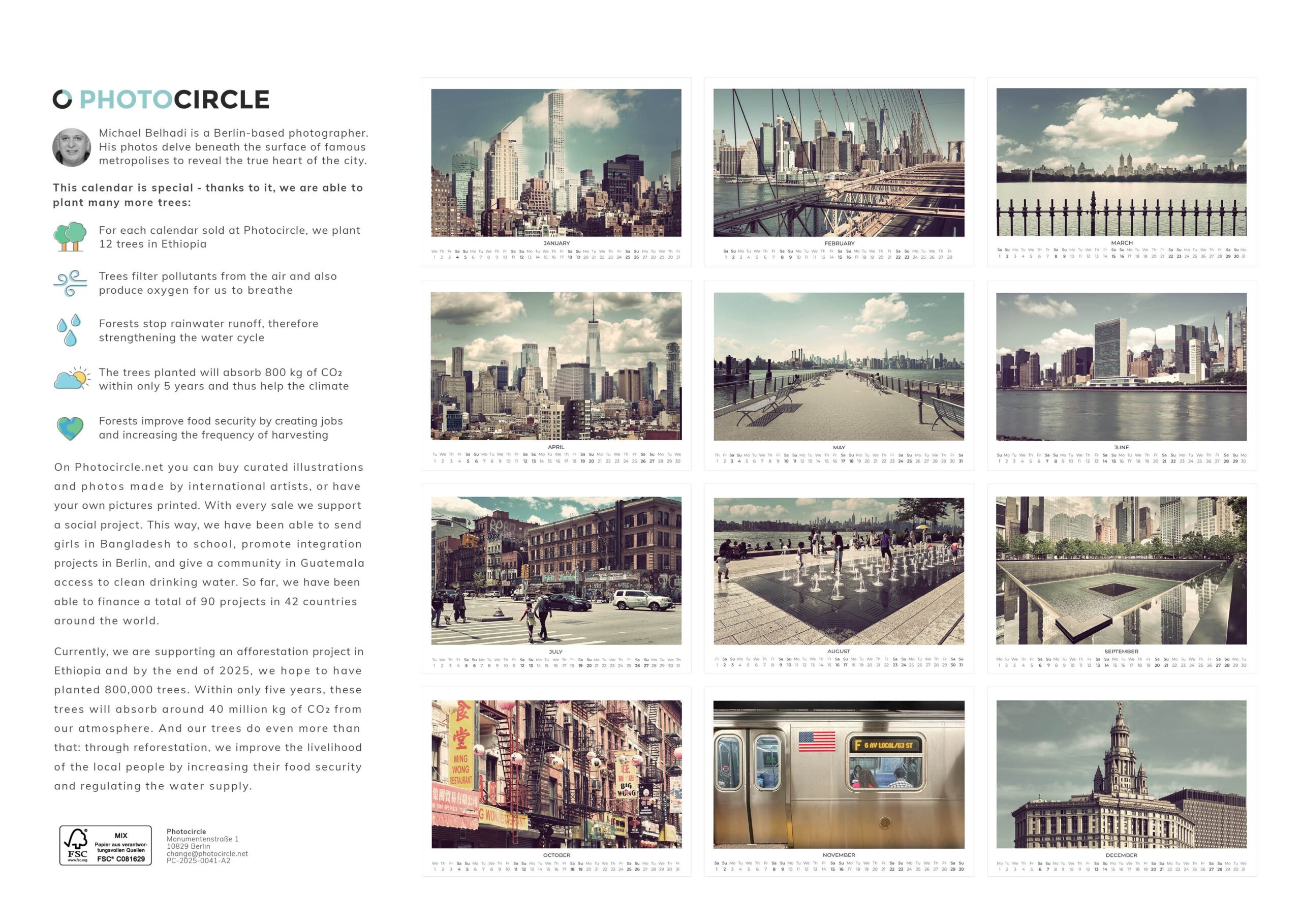 Shop Our New York Calendar 2025 Photocircle