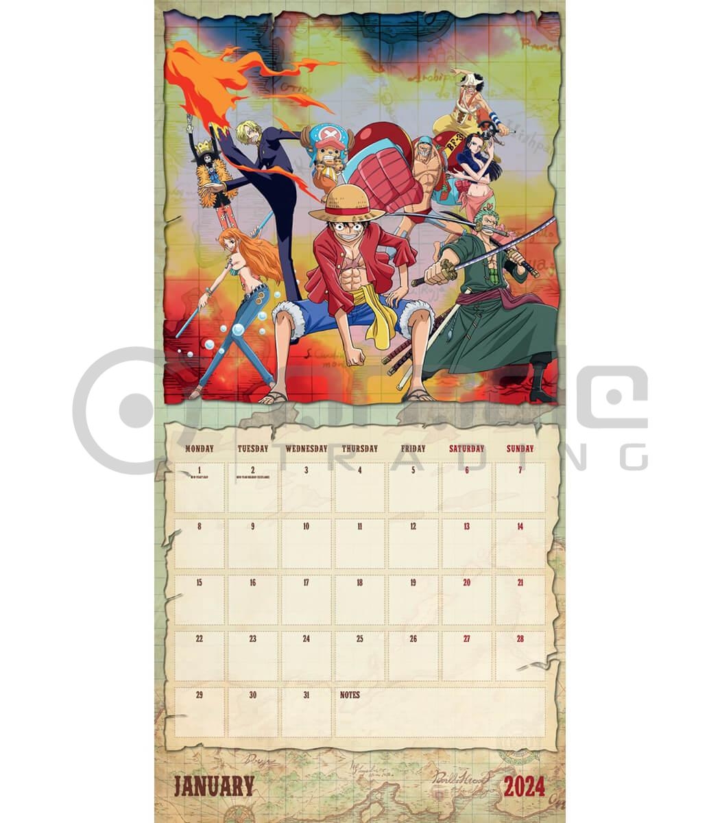 Shop Wholesale One Piece 2025 Calendar OCT PRE ORDER ONLY 