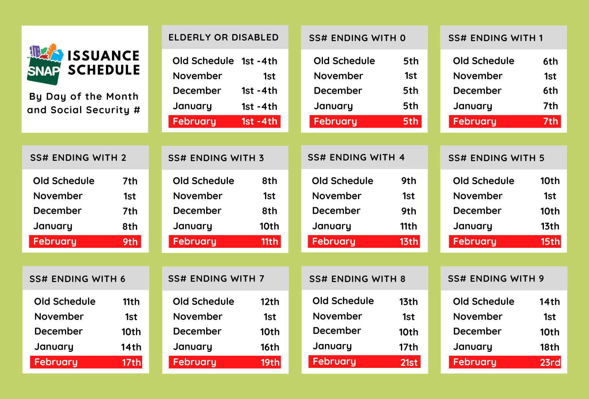 Ebt Calendar July 2025
