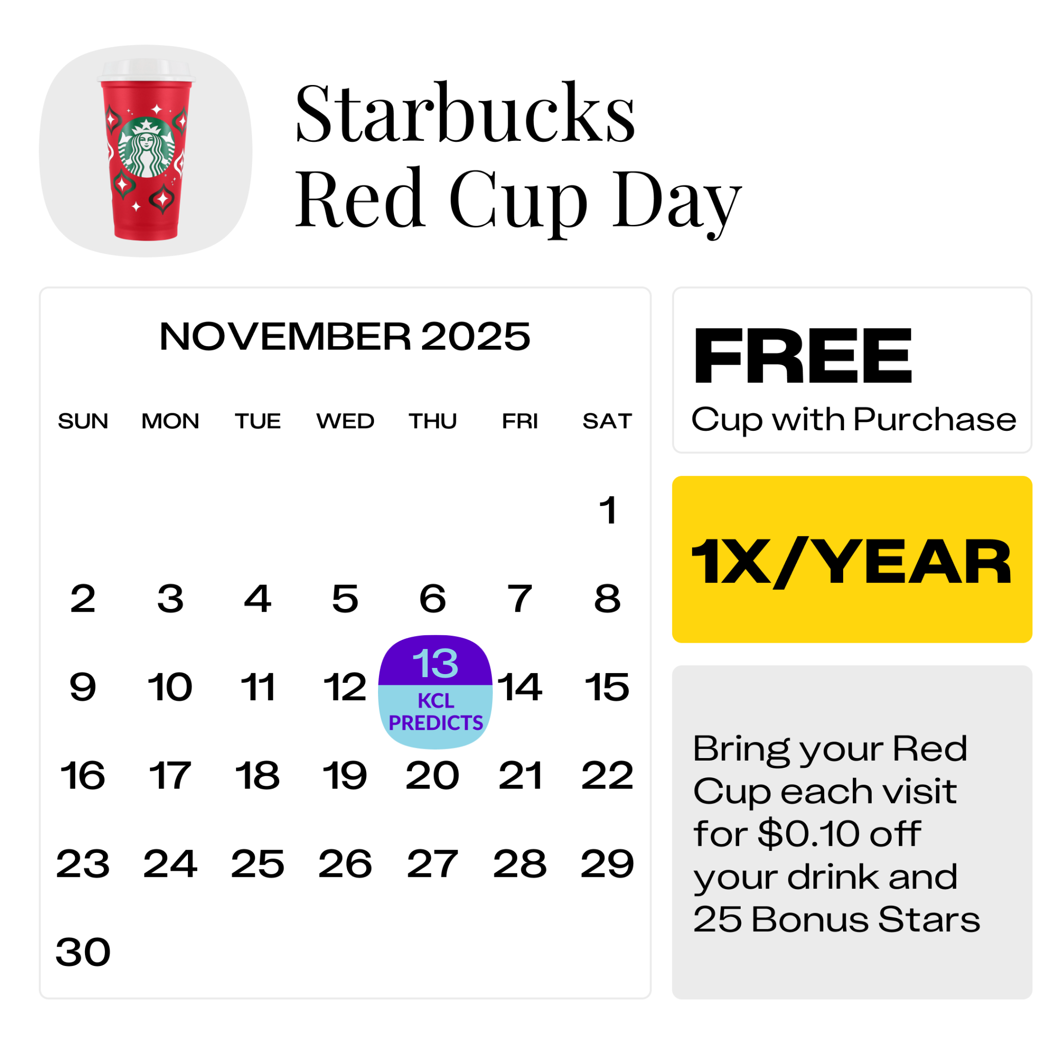 Starbucks Red Cup Day Get A Free Cup With Purchase The 