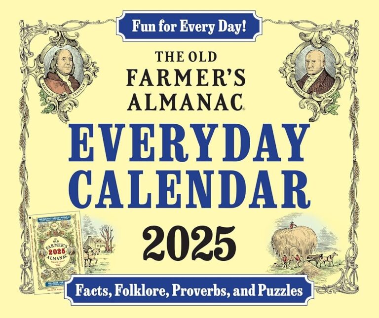 The Old Farmer s Almanac 2025 Everyday Calendar