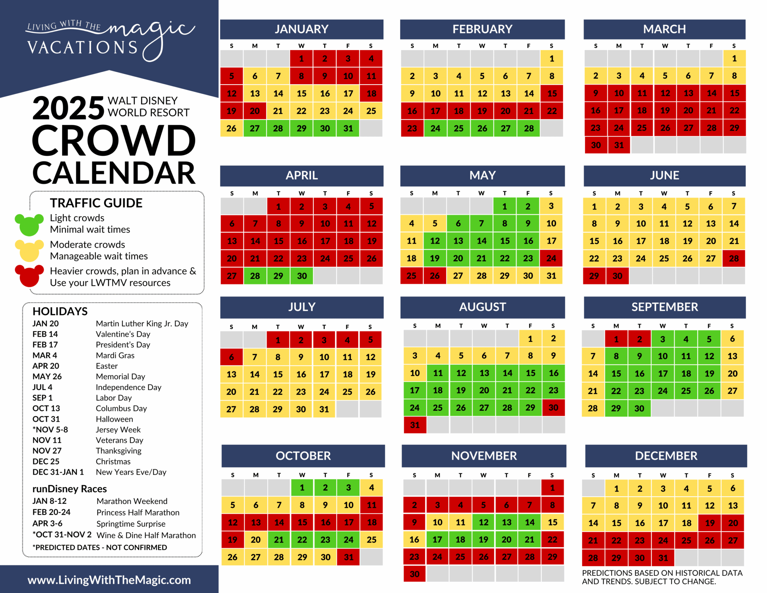 Disney World Crowd Calendar August 2025
