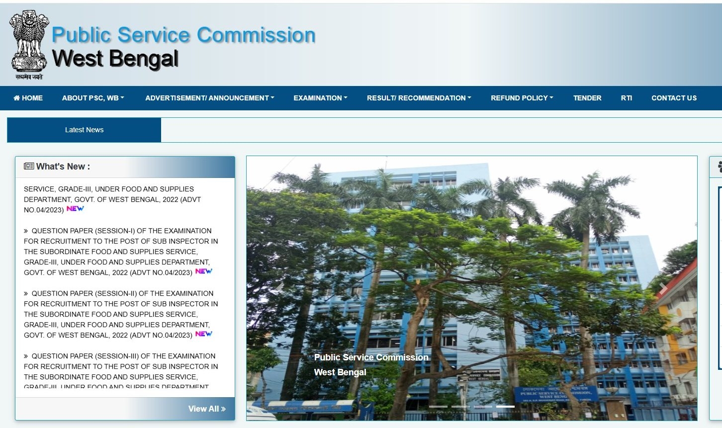 WBPSC Exam Calendar 2025 Out At Psc wb gov in