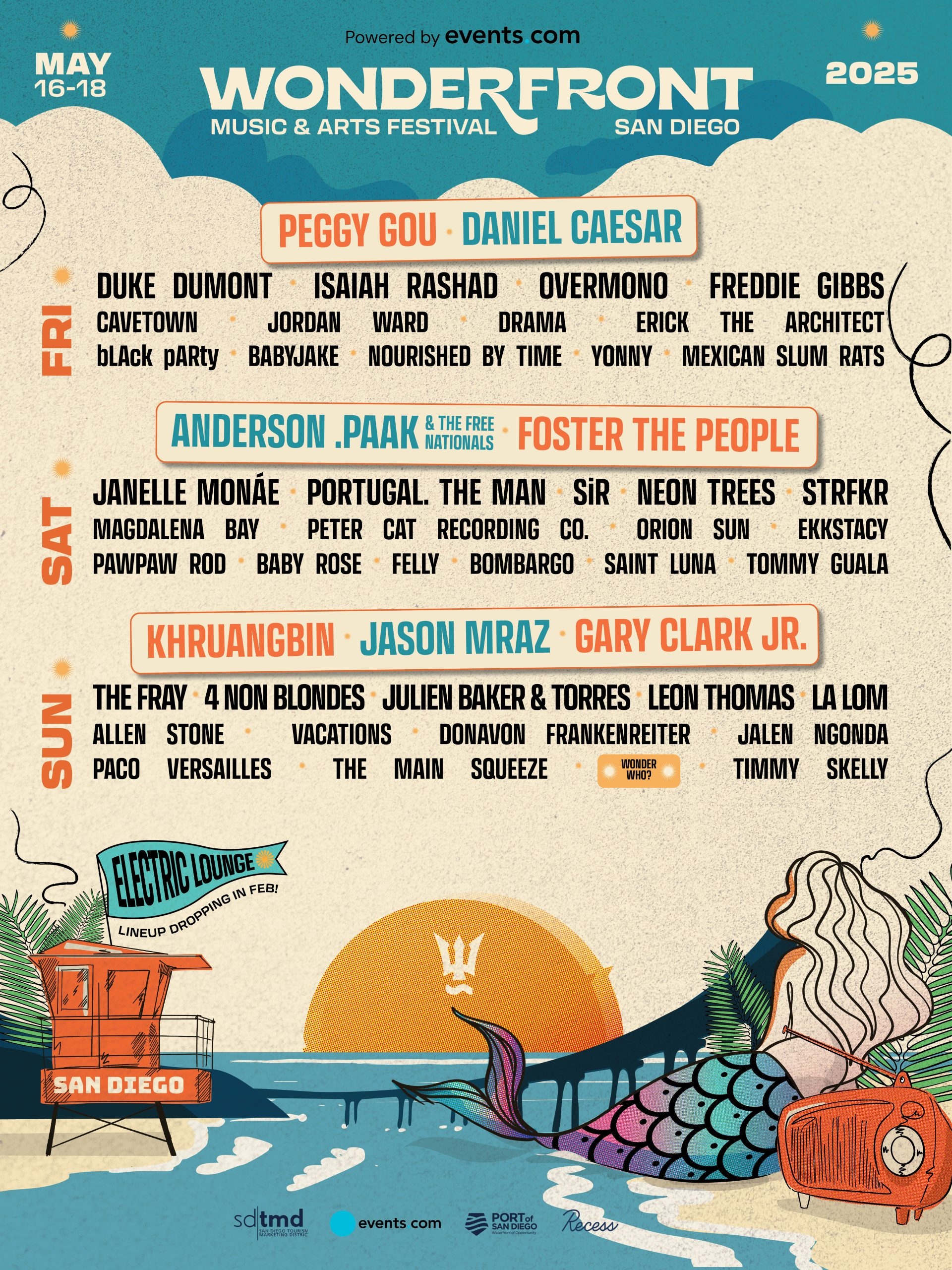 Wonderfront Music U0026 Arts Festival 2025 Tickets On Sale TODAY 10am Pst Wonderfront Festival