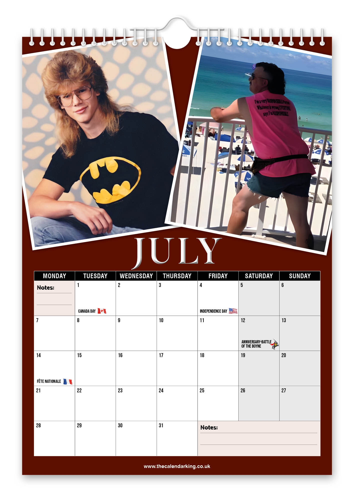 World s Greatest Mullets 2025 Wall Calendar The Calendar King