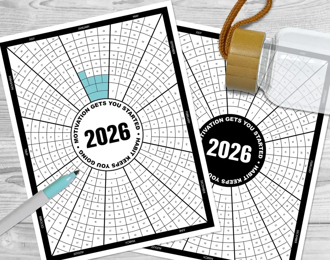 Printable Habit Tracker 2026