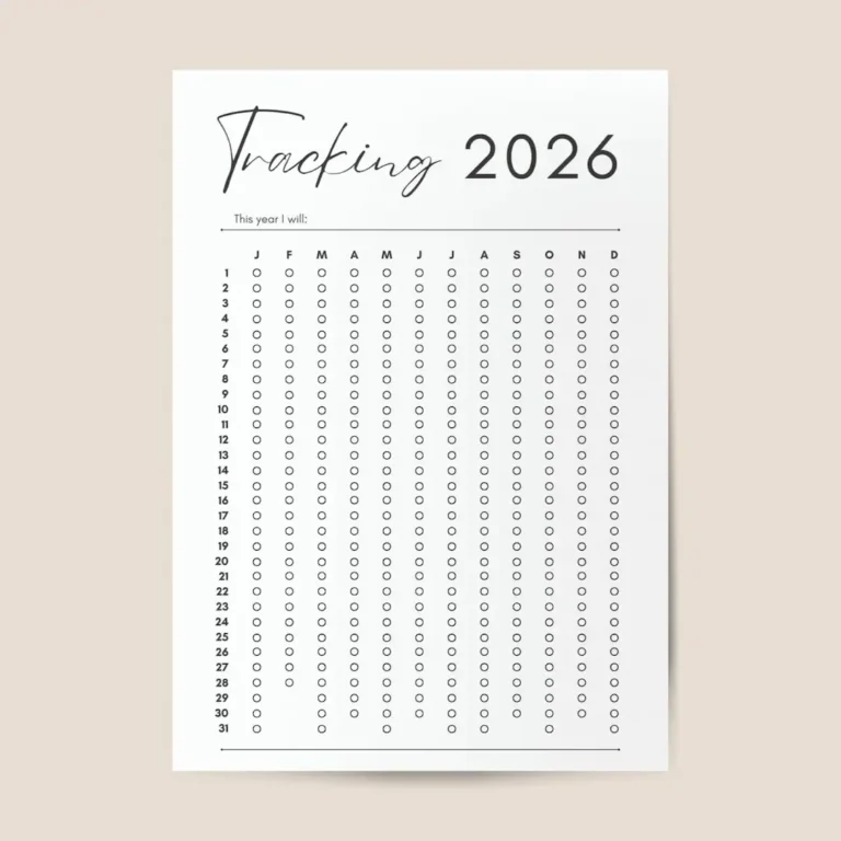 2026 Habit Tracker Printable Yearly Habit Tracking Editable Routine Tracker Monthly Habit Challenge Printable Fillable Tracker Template Etsy