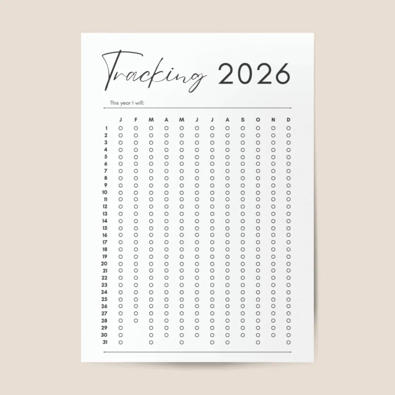 2026 Habit Tracker Printable Yearly Habit Tracking Editable Routine Tracker Monthly Habit Challenge Printable Fillable Tracker Template Etsy
