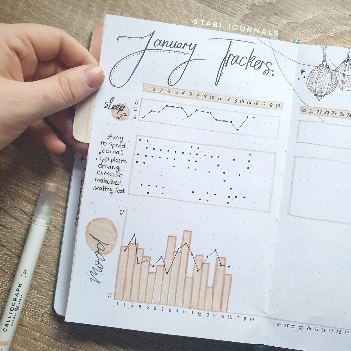 Bullet Journal Printables Habit Tracker