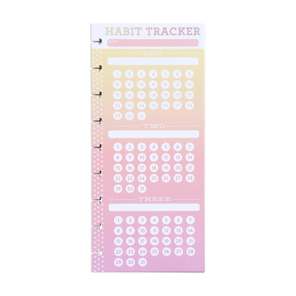 Printable Habit Tracker Happy Planner