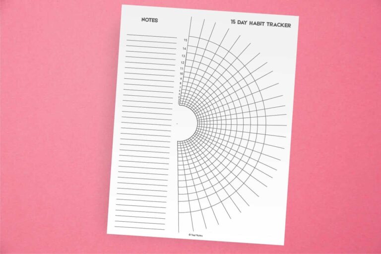 FREE Printable Habit Tracker PDF The Ultimate Habit Tracker Guide