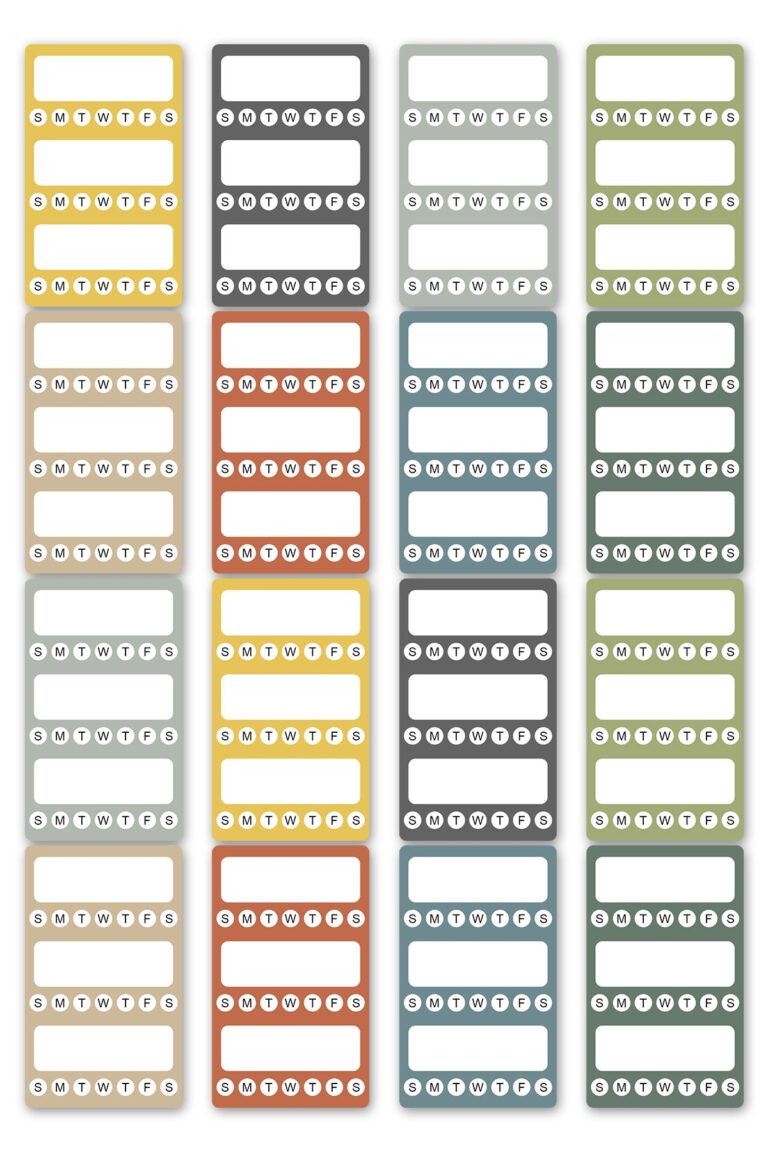 Free Printable Habit Tracker Stickers Digital Stickers Too 