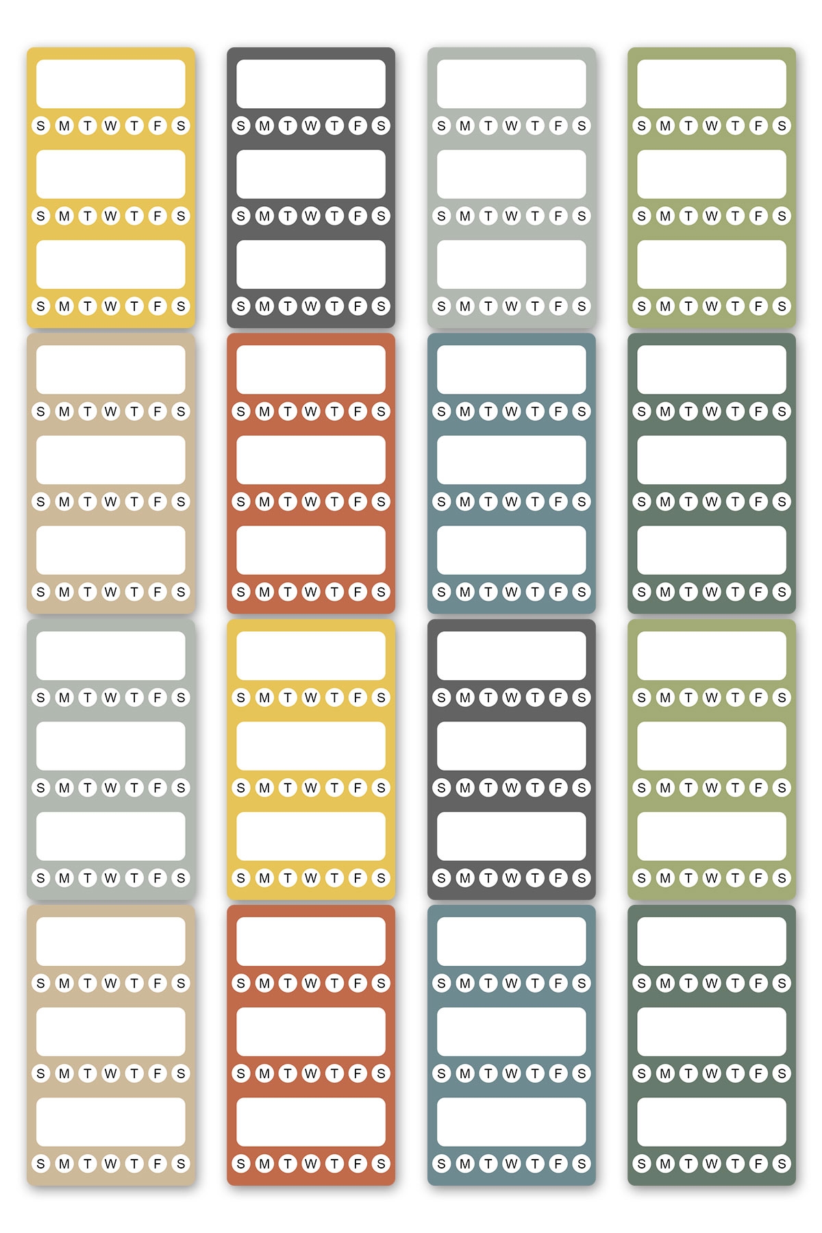 Free Printable Habit Tracker Sticker