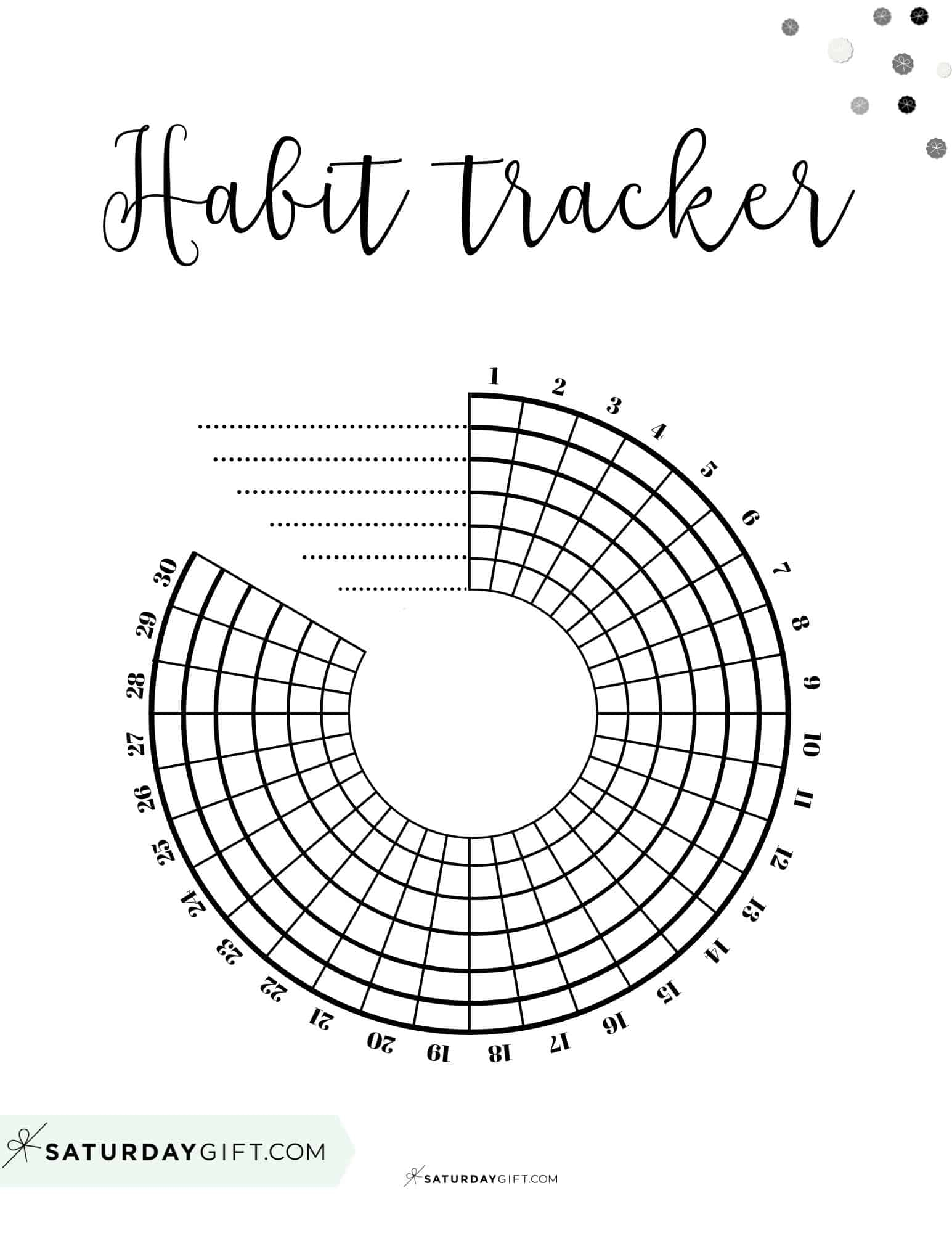 Free Printable Habit Trackers 55 Cute Simple Templates