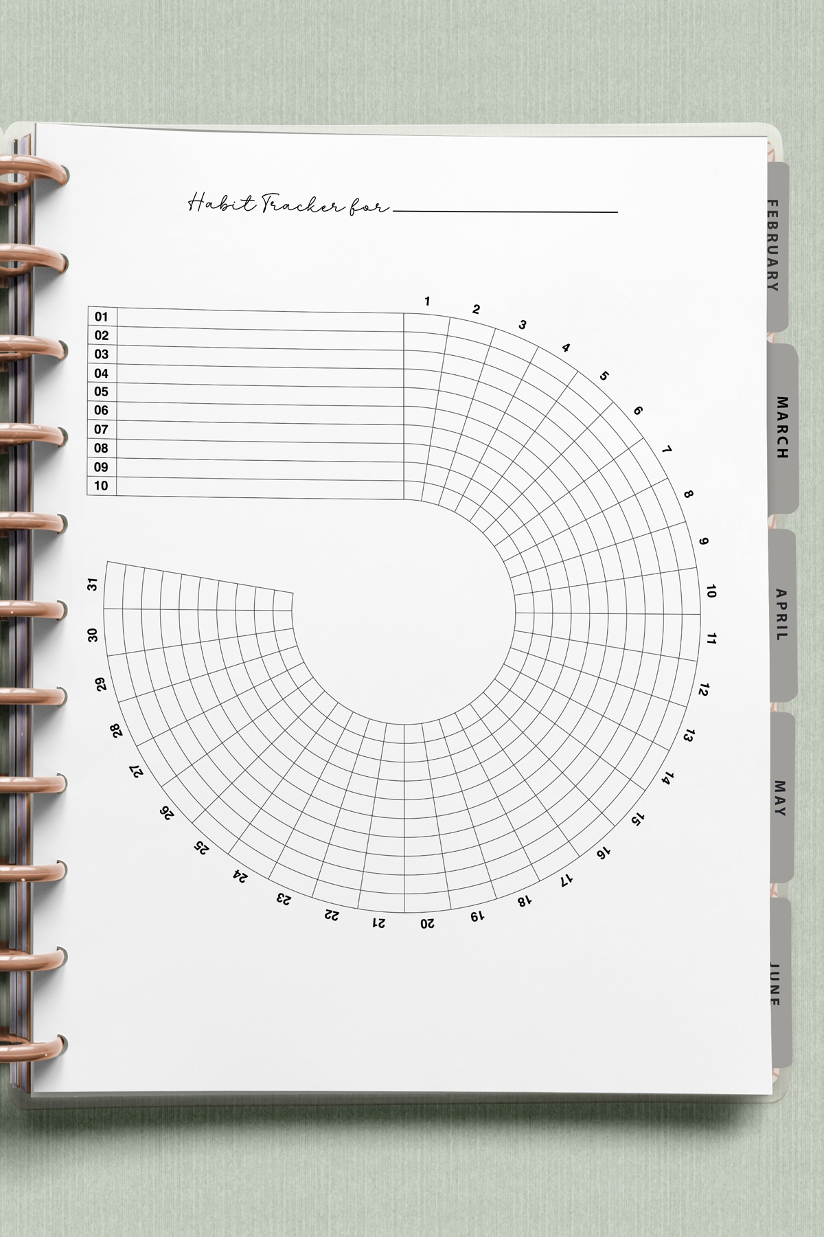 Free Simple Habit Trackers Printable Digital Ready