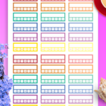 Habit Tracker Sticker Pack Download 36 PNG Printable And Digital Stickers