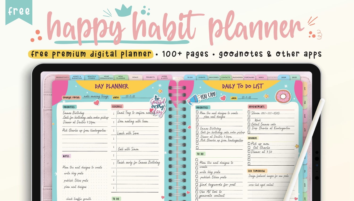 Happy Planner Habit Tracker Free Printable