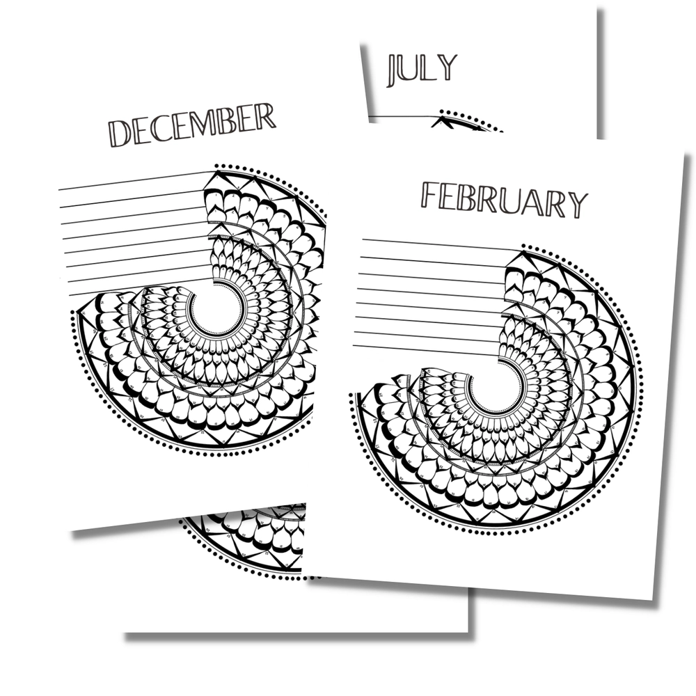 Free Printable Mandala Habit Tracker