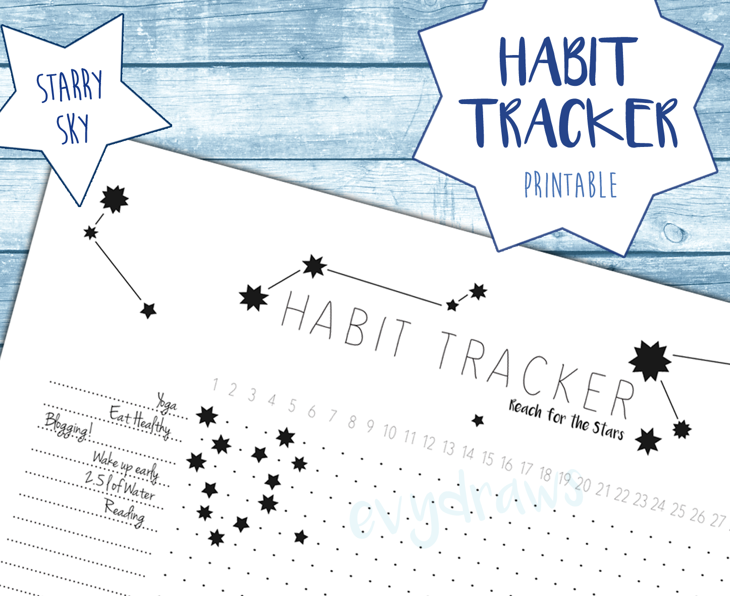 Simple Bullet Journal Ideas Blog Editorial Calendar Budget Tracker Evelyne Park Art